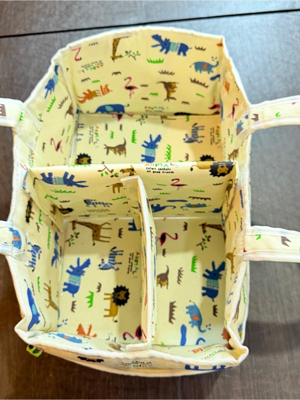Billion Boxes Brand Animal Themed Canvas Diaper Caddy - Picture 4 of 7